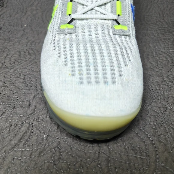Nike Air VaporMax 2021 FK Cool Grey Teal Volt Athletic Men's Shoes Size 13